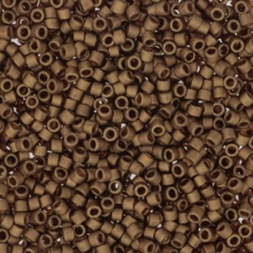 Miyuki delica beads 11/0 - Matte metallic light bronze - DB-322L
